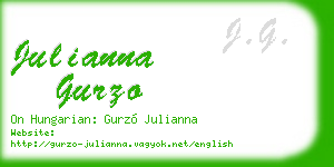 julianna gurzo business card